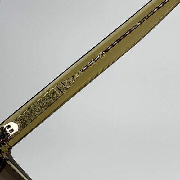 NEW Gucci Sunglasses GG1523S 004 Yellow Brown Men Authentic - Picture 5 of 12